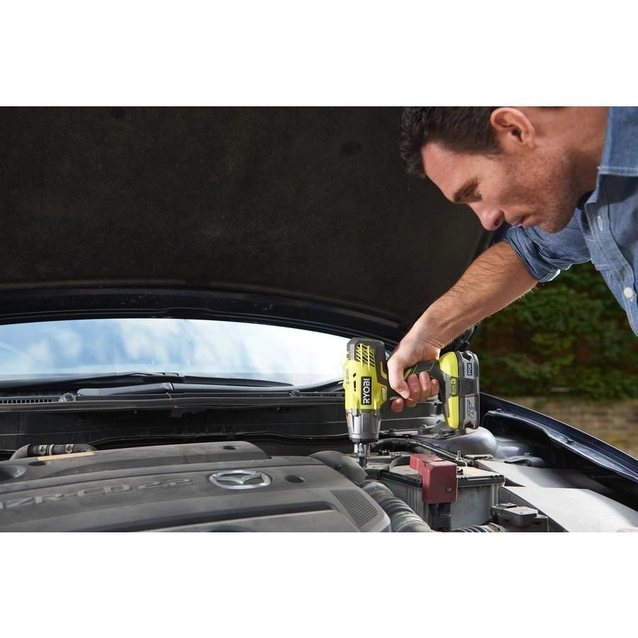 RYOBI R18IW3-0 Avvitatore ad impulsi 18V 1-2'' 3 velocita' 400 Nm 3200 colpi-min colore Nero