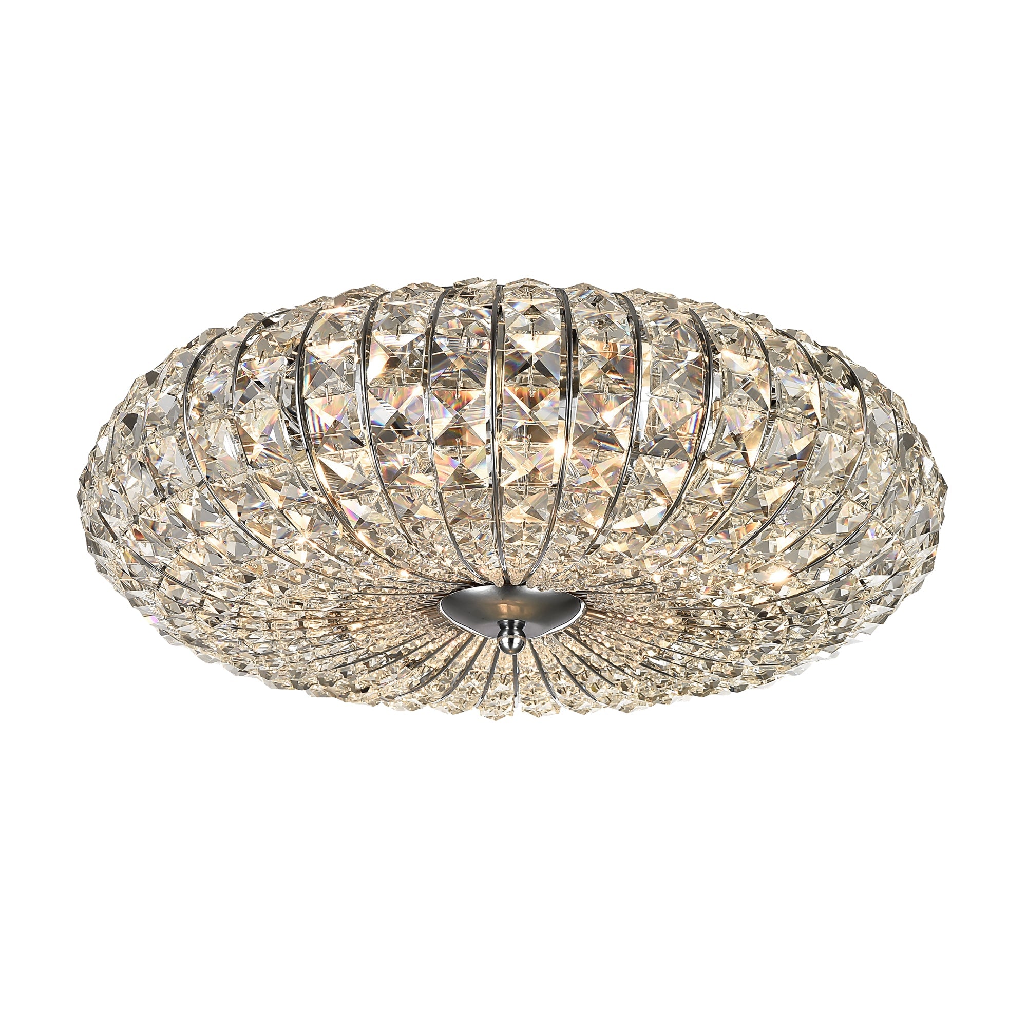Lampadario Modern in Metallo Broche Nickel