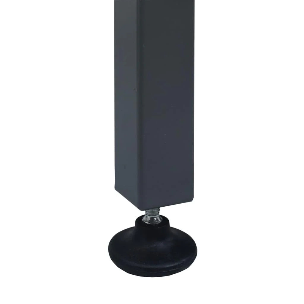 Banco da lavoro per lavori di riparazione tavolo da lavoro officina da garage spazio di stoccaggio robusto 120x60x85 cm acciaio nero 02_0003677