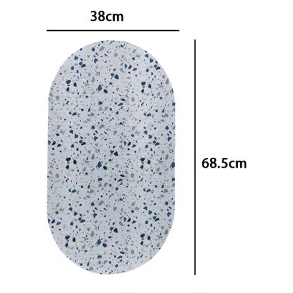 Trade Shop - Tappeto Antiscivolo Per Vasca Da Bagno Doccia 38x68.5cm Effetto Granito Astratto 10792 -