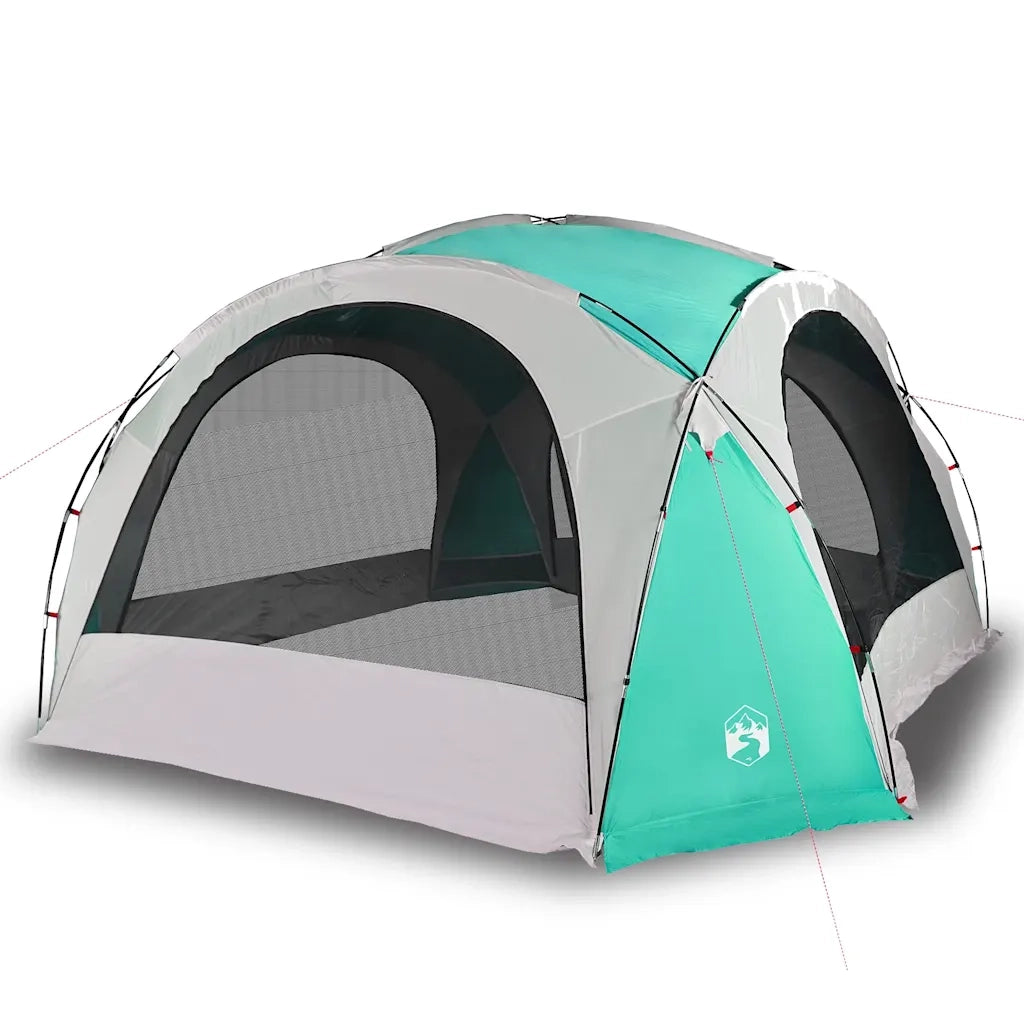 Tenda per Feste-Tenda da campeggio Verde Impermeabile 267586