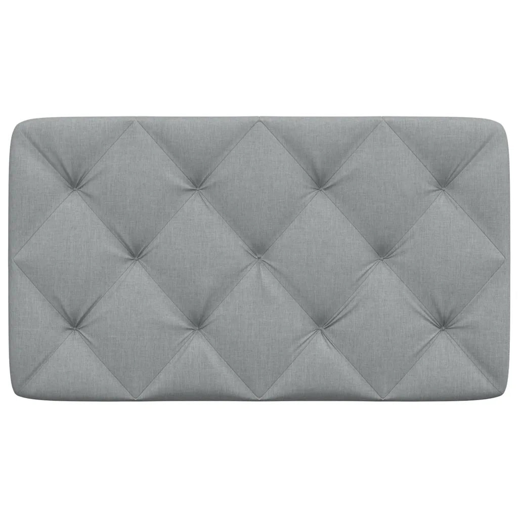 Cuscino Testiera Grigio Chiaro 80 cm in Tessuto 4019191