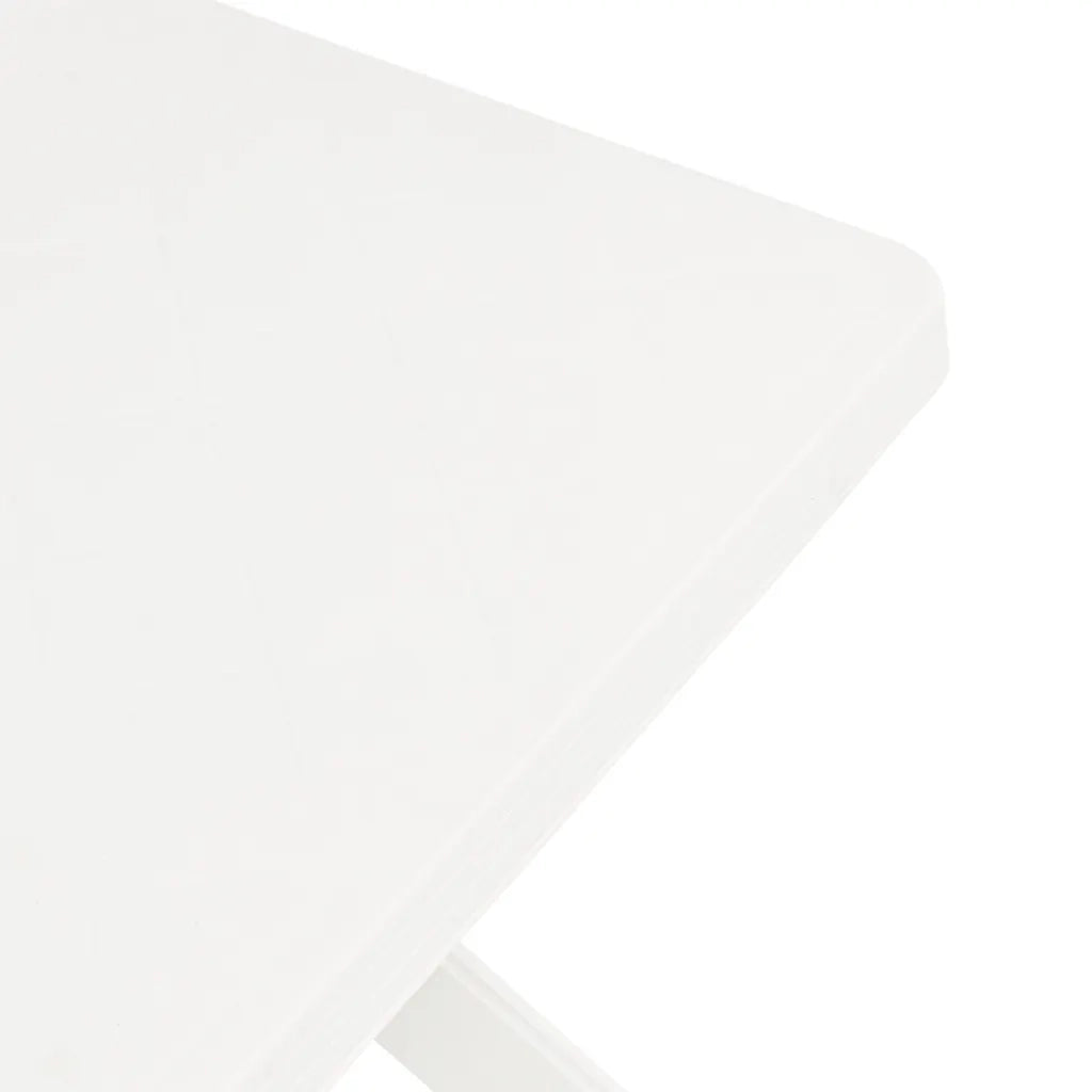 Tavolo da Bistrot Bianco 70x70x72 cm in Plastica 48799