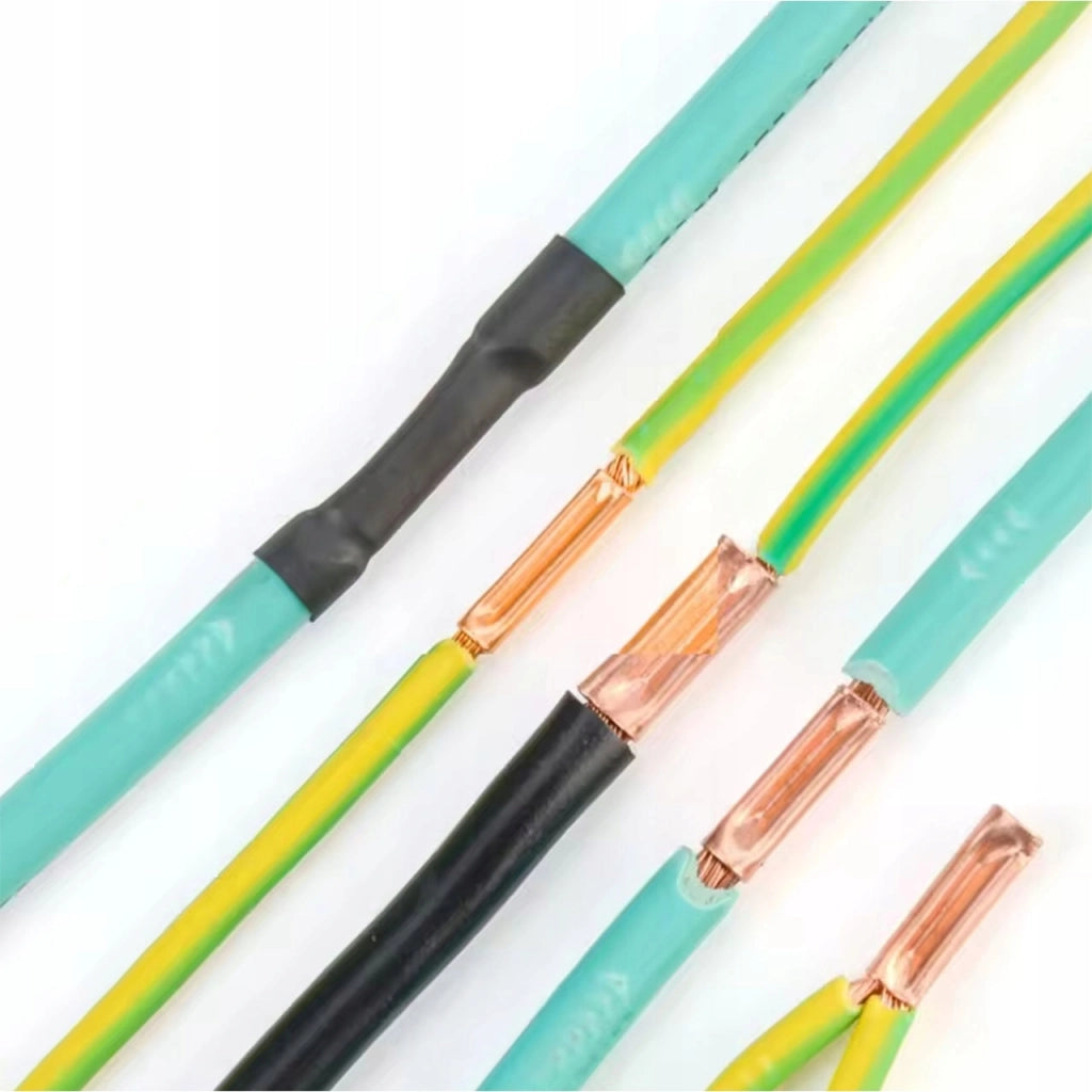 Tubi di Rame GT250 – Set 250 Pezzi | 2–22 mm² | Per Saldatura e Crimpatura | Elettricità, Industria, Auto