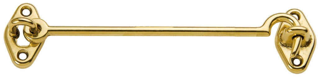GANCIO FERMAFINESTRA OTTONE LUCIDO 160 MM- 12,0 pz