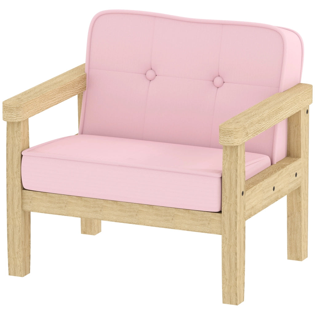 Poltrona per bambini ¨C zephmum ¨C rosa, schiuma, 46.5x44x45 cm