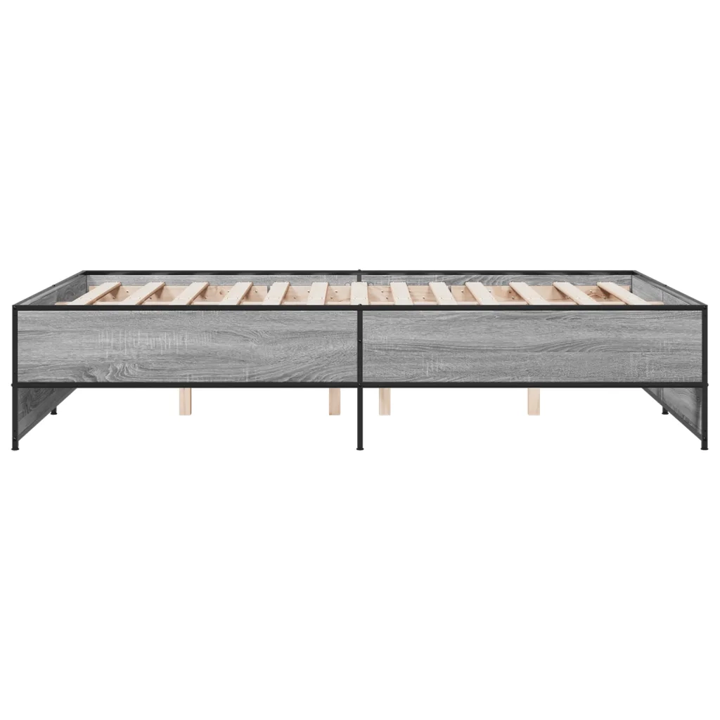 Giroletto Grigio Sonoma 120x190 cm in Legno Multistrato Metallo