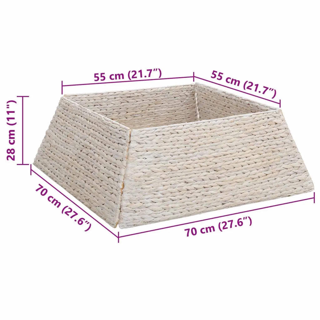 Collare per Albero di Natale Bianco 70 x 70 x 28 cm CFW2175864