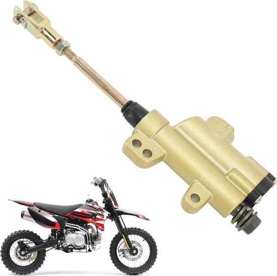 Pompa di Rilievo per Motore di Testa per Motocicletta Dirt Pit 110cc 125cc 140cc - Cilindro Idraulico con Serbatoio - Colore Oro.