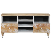 Mobile Porta TV 100x33,5x46 cm in Legno Massello di Mango 4018682