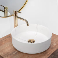 Lavabo Da Appoggio Rea Sami Marble Mat