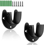 Supporto per tende alta qualità - Stabilità eccellente - 32mm di apertura - Installazione facile - Supporto per vestiti in acciaio inossidabile