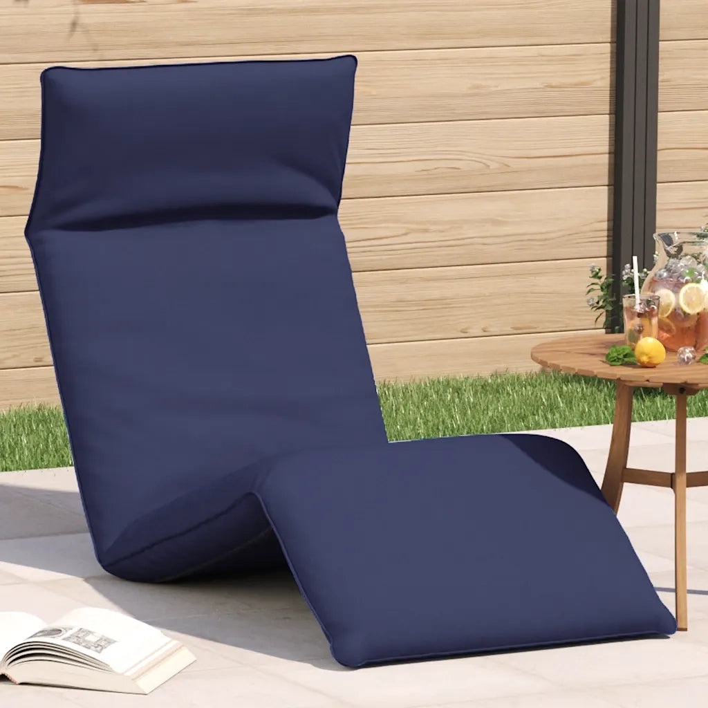 Lettino Pieghevole Blu Marino 175x54x8,5 cm in Tessuto Oxford 4019768