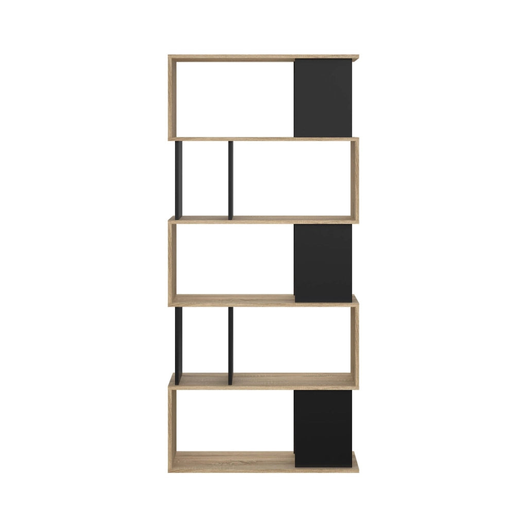 Biblioteca Arg, Libreria 4 Ripiani, 29.5x80x173.5h cm Marrone