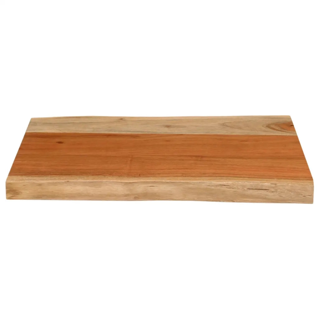 Piano Tavolo | Superficie Tavolo | Piano Scrivania 50x40x3,8 cm Rettangolare Legno Acacia Bordi Vivi