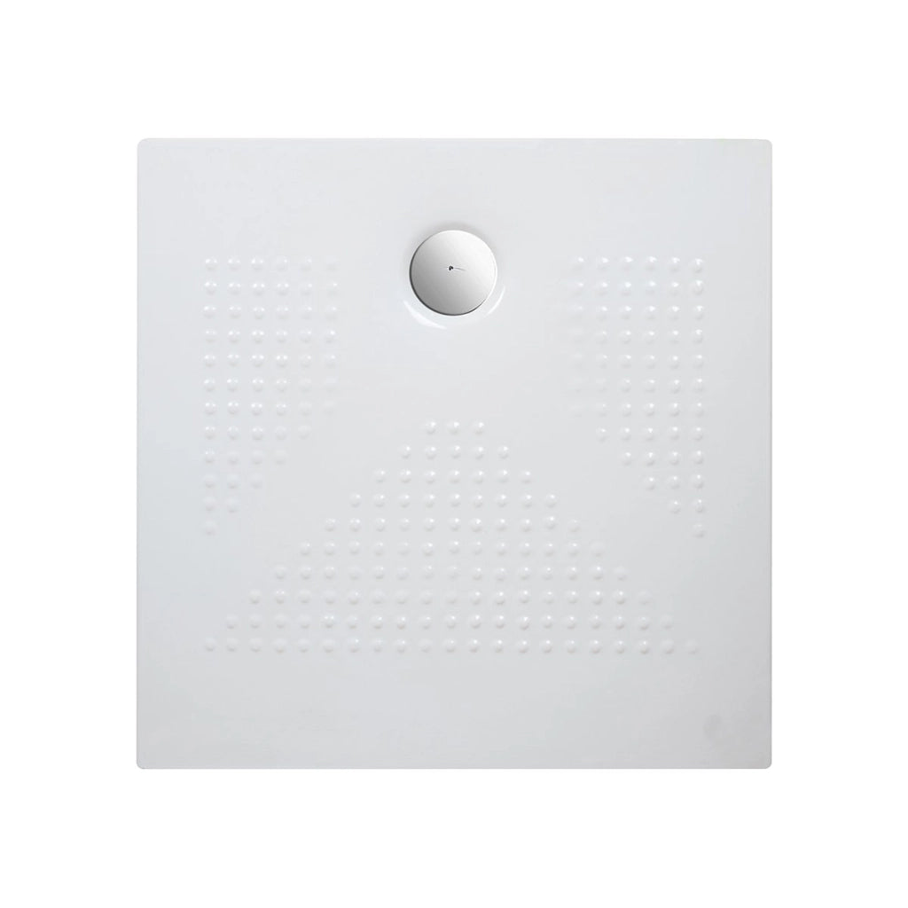 Piatto doccia quadrato in ceramica 90x90 BIANCO OPACO H 3.6 cm - AFRICA