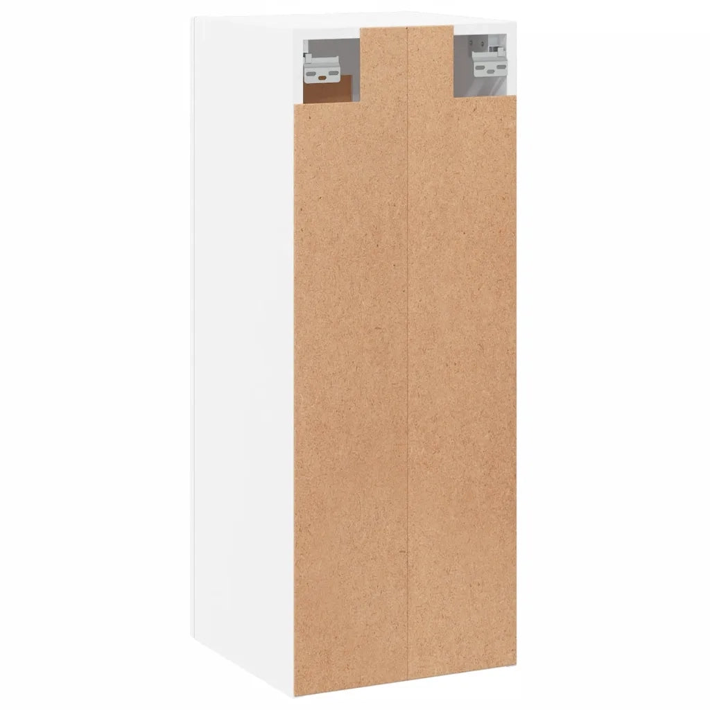 Armadietto a Muro Bianco 34,5x34x90 cm in Legno Multistrato 830516