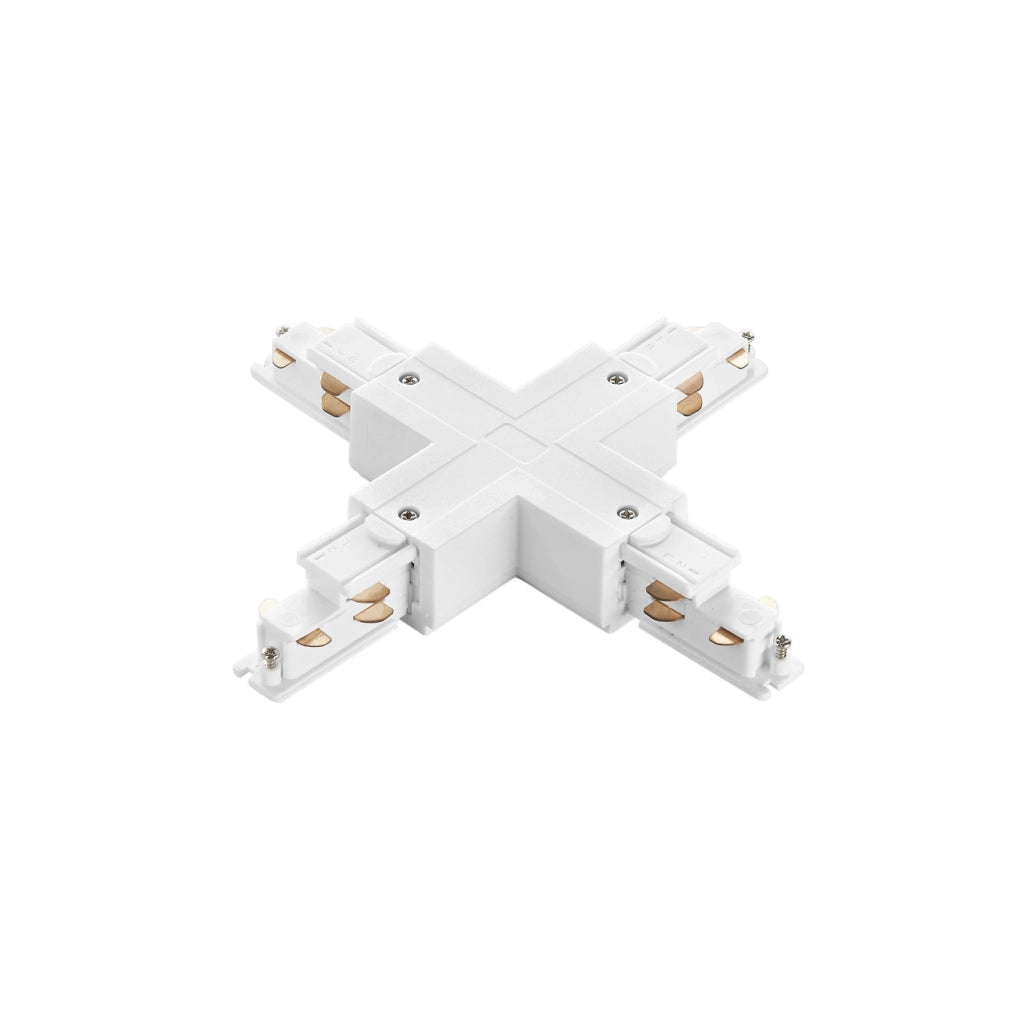 LED-RAIL-X-DA-BCO CONNESSIONE A X PER BINARIO TRIFASE RAIL BIANCO DALI 20X20CM
