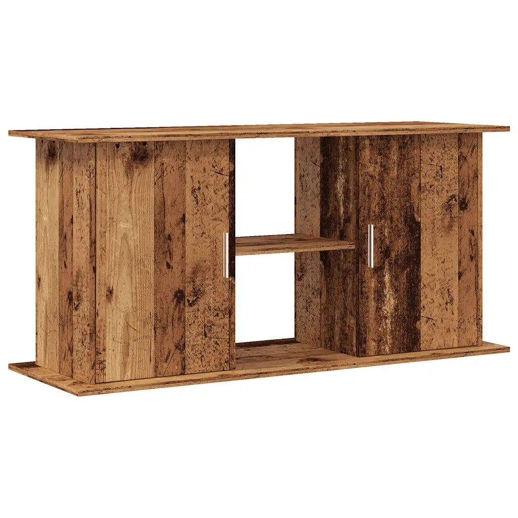 Supporto Acquario 121x41x58cm in Legno Multistrato Legno Antico