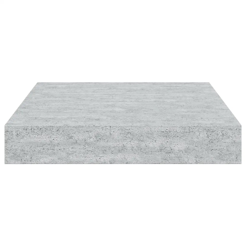 Mensole a Muro 2 pz Grigio Cemento 23x23,5x3,8 cm in MDF cod mxl 33657