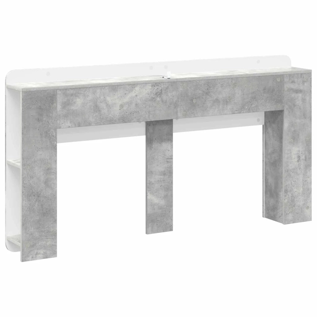 Testata del letto Grigio Cemento Legno ingegnerizzato