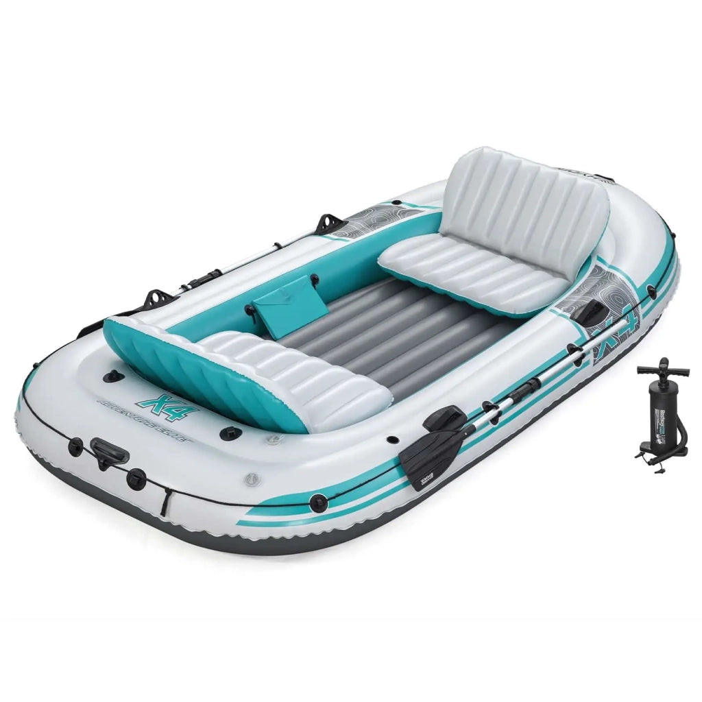 Bestway Gommone gonfiabile Grigio e Bianco 3,15 x 1,65 m PVC 42035745