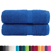 vidaXL Asciugamani Ospiti SOLUND 2 pz Blu 30x50 cm 600gsm