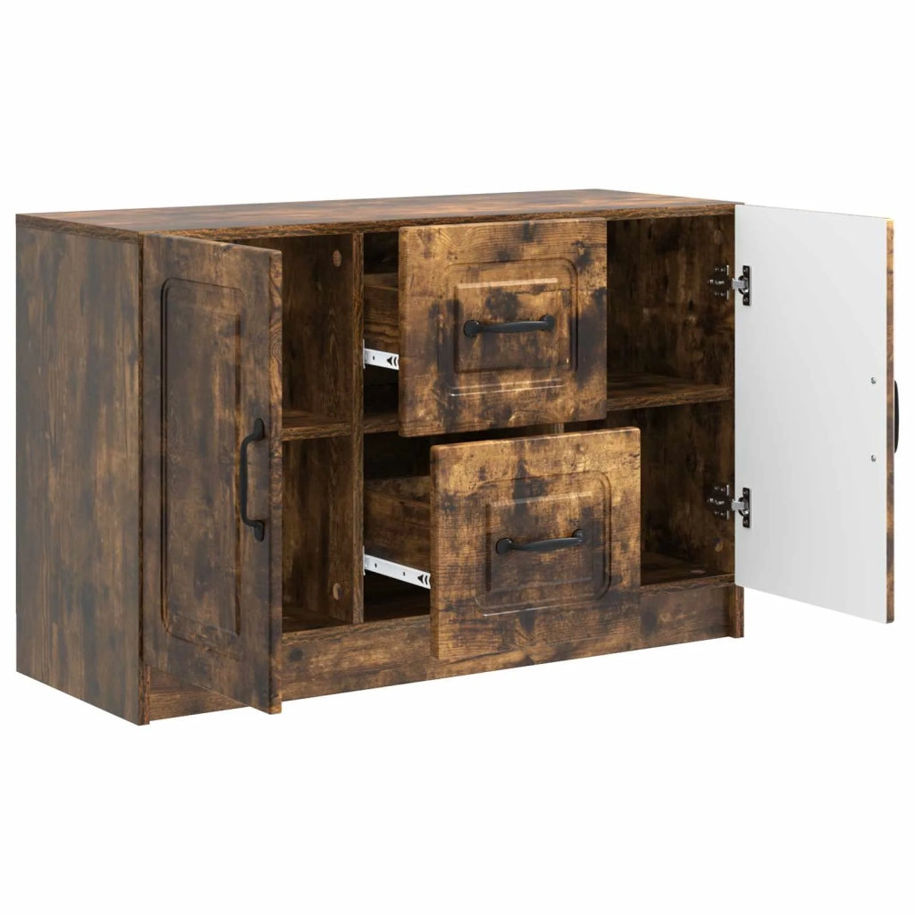 Credenza Rovere Fumo 89 x 34,5 x 57 cm Legno ingegnerizzato 895810