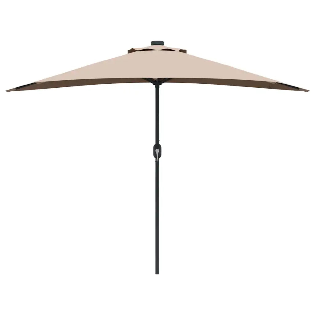 vidaXL Ombrello da giardino Talpa 294 x 150 x 224 cm Tessuto
