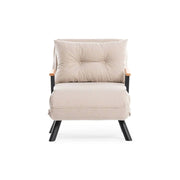 Poltroncina Keoni, Poltrona Reclinabile, 60x78x78h cm Beige