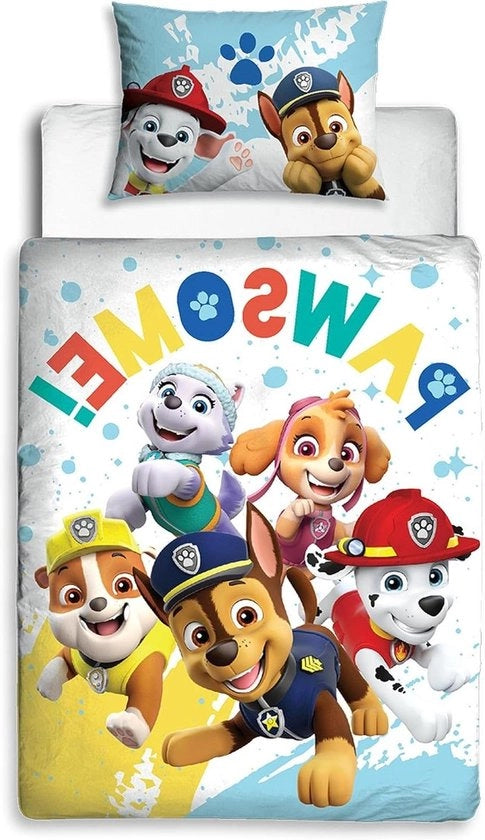 Cuscino per lettino da bambino con design Splodge, 2 facce, ombrageggiabile, inclusivo di copri cuscino adatto