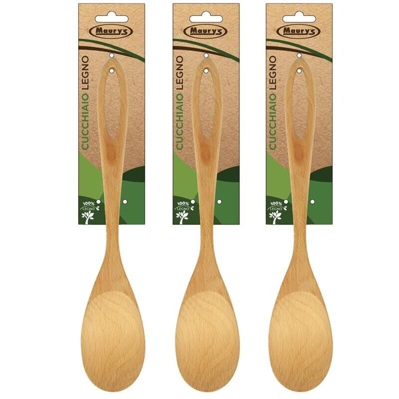SET 3 MAURY'S CUCCHIARELLE IN LEGNO