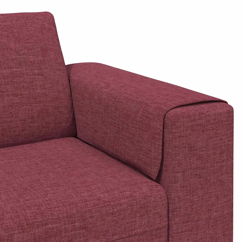 Set di divani Rosso vino Tessuto
