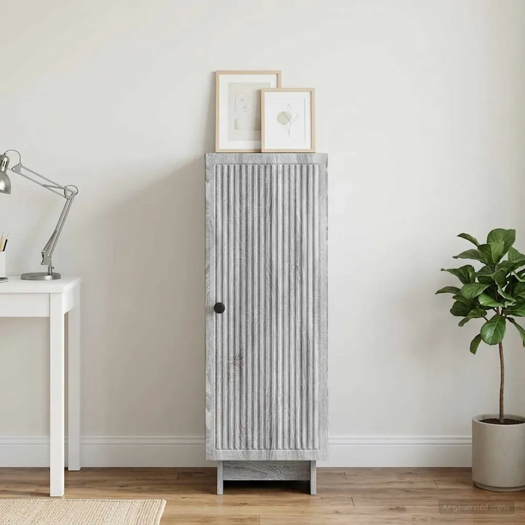 Credenza Sonoma grigio 33 x 34,5 x 90 cm Legno ingegnerizzato 893911