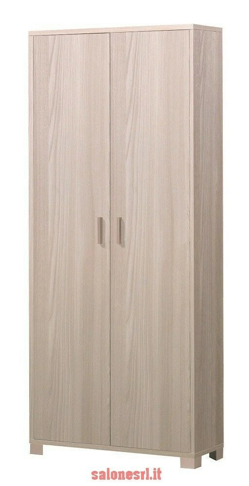 KIT ARMADIO 2 ANTE H190 L83 P29 Cm FINITURA OLMO CHIARO SARMOG 747k