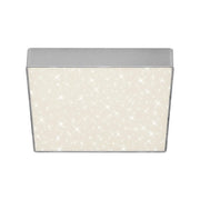 Plafoniera Flame Star led 21,2 cm 1600lm argento