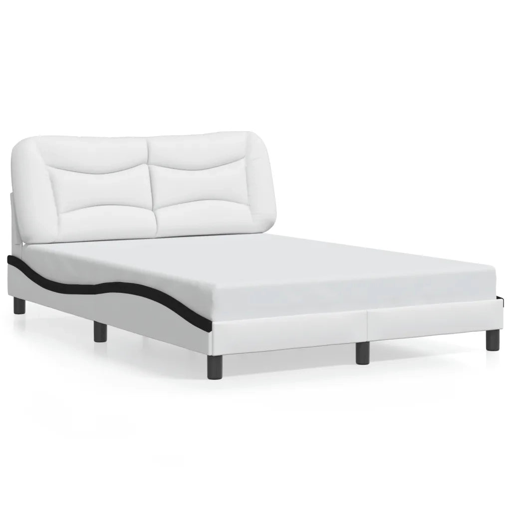 Giroletto con LED senza Materasso Hvar Bianco e Nero 140x190 cm