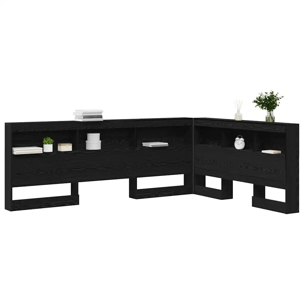 Testata contenitore Rovere Nero 135 cm Legno multistrato 3335550