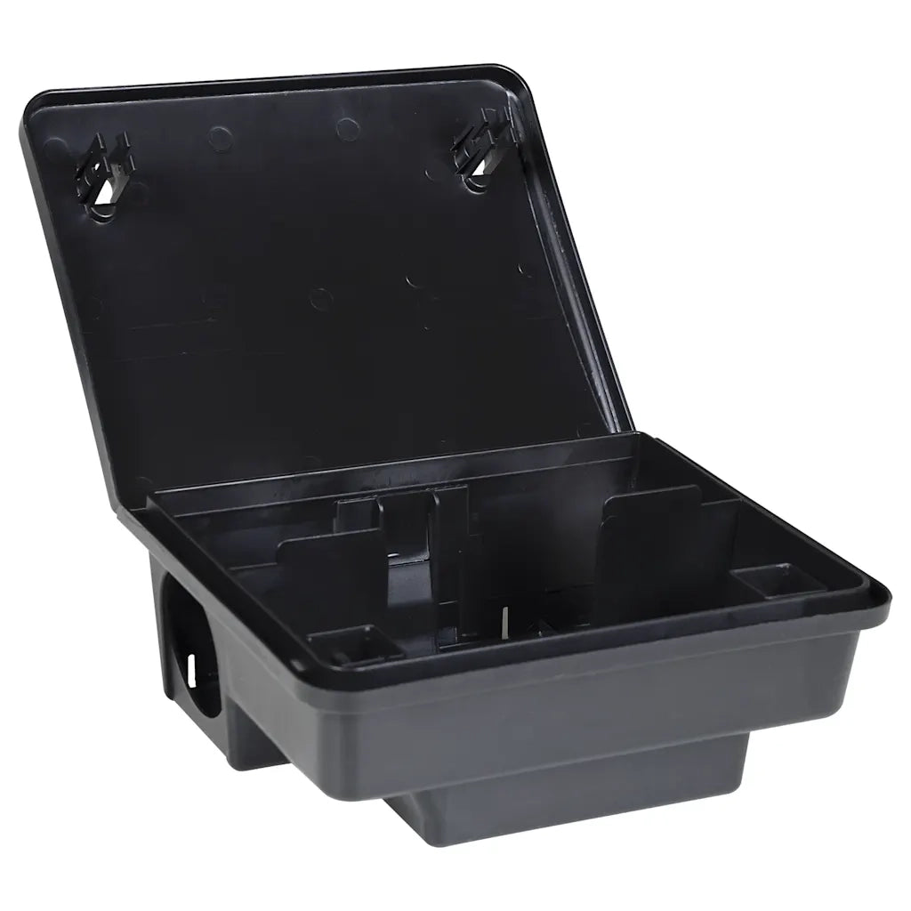 Trappole per Topi 6 pz Nere 23x19x9,5 cm 4106488