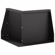 Muro di contenimento 50 x 50 x 40 cm Acciaio Nero 8015171