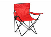 Sedia Camping Spiaggia Pieghevole Con Schienale Da Giardino Modello Randazzo - Randazzo - Rosso
