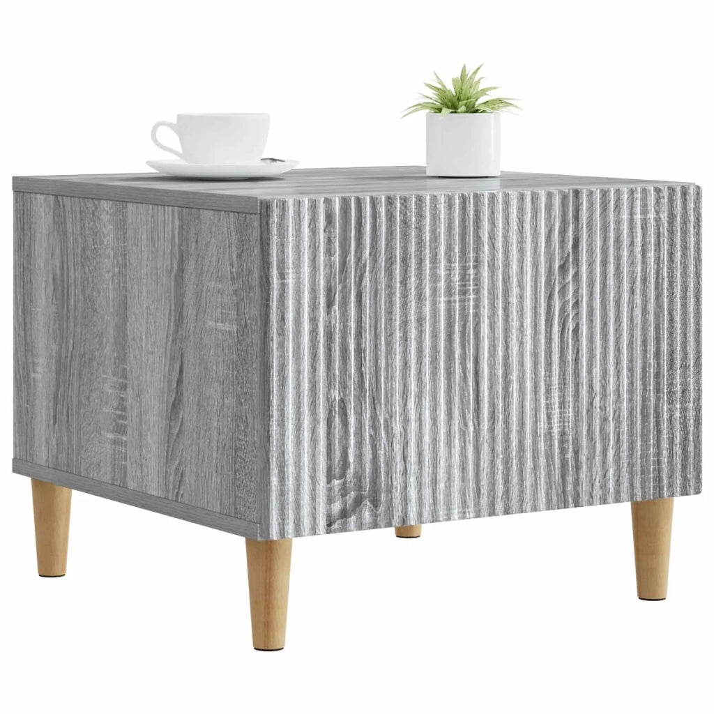 Tavolino da salotto con cassetto Grigio Sonoma 49 x 50 x 40 cm