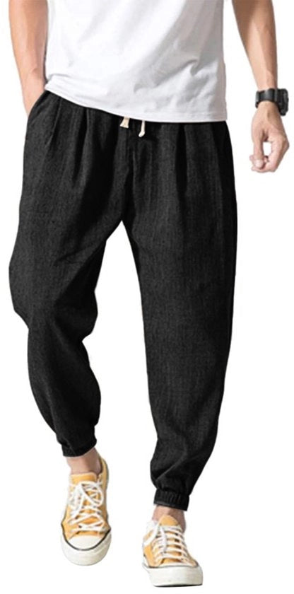 Harem da Uomo - Pantaloni da Jogging Leggeri - Ademend - Casual - Con Cintura Elastica - Taglie M-3XL