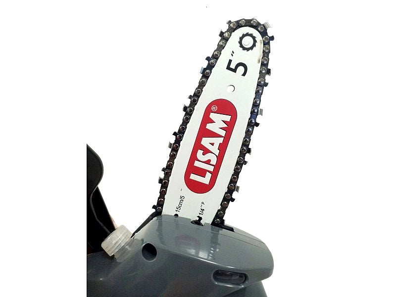 Seghetto a batteria Lisam MiniSG potatore barra 13cm con 2 batterie 16,8V 4,5Ah