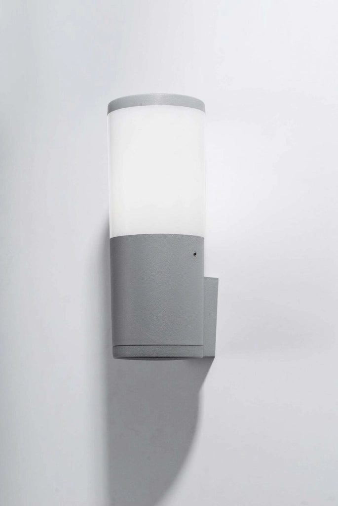 LOANO APPLIQUE 1 LUCE GRIGIO IP55 ATTACCO E27 LAMPADINA INCLUSA