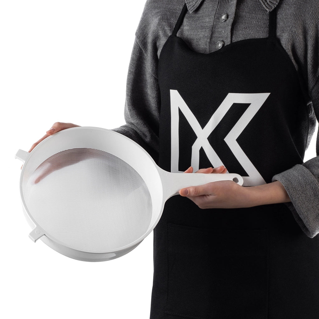 Colino a maglie fitte KADAX per farina, latte, zucchero a velo, da cucina, in plastica, 25 cm, 250 mm