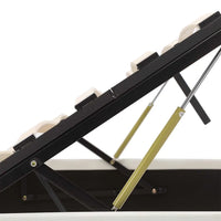 Giroletto con Contenitore Idraulico Bianco Similpelle 120x200cm