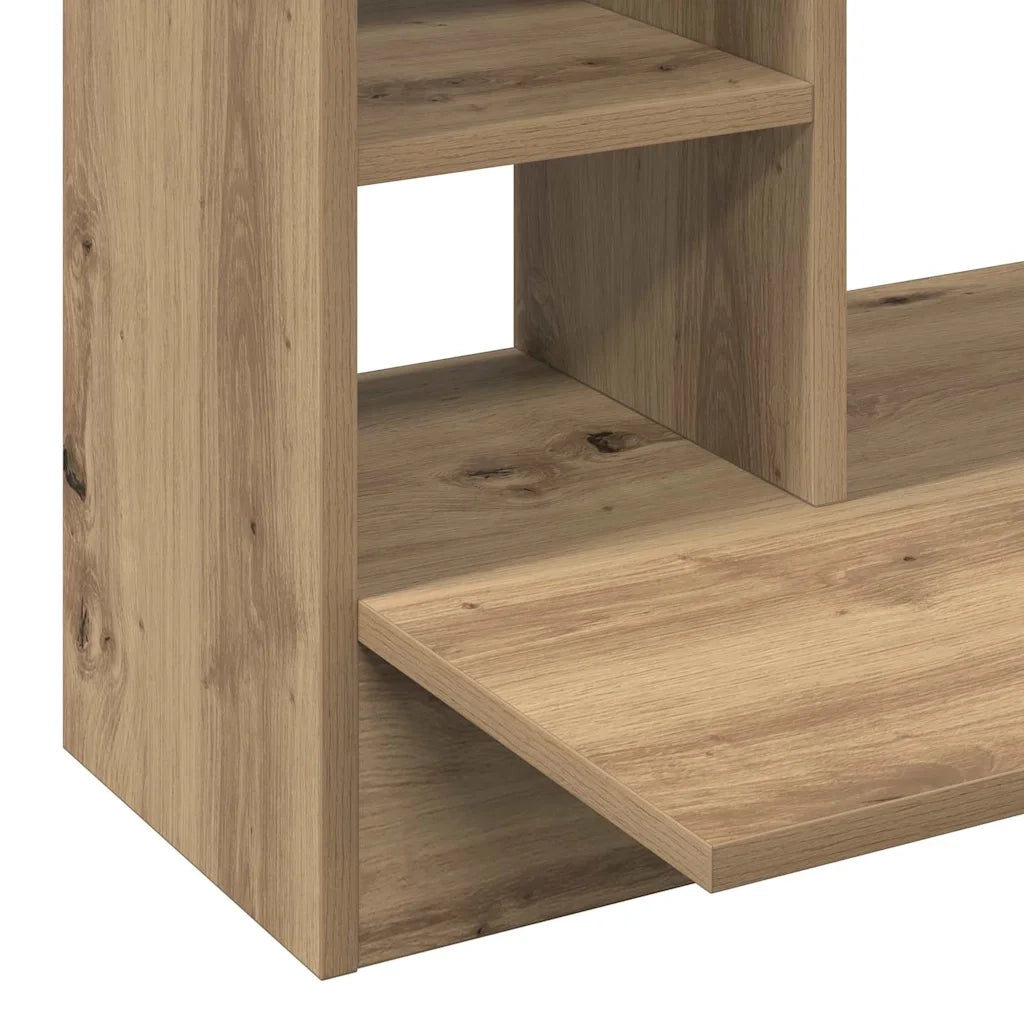 Scrivania a parete rovere artigianale 105 x 48 x 75 cm 869193
