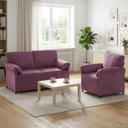Set di divani 2 pz Viola Velluto 3424912