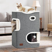 Casa multifunzionale per gatti con palo di gatto - per interni gatti
